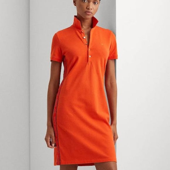 Polo Ralph Lauren | Dresses | Lauren Ralph Lauren Pique Polo Dress Dusk  Orange | Poshmark